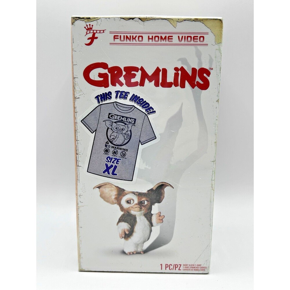 Funko Gremlins T-shirt VHS Box Target Exclusive Tee Men’s Size XL Gizmo NEW